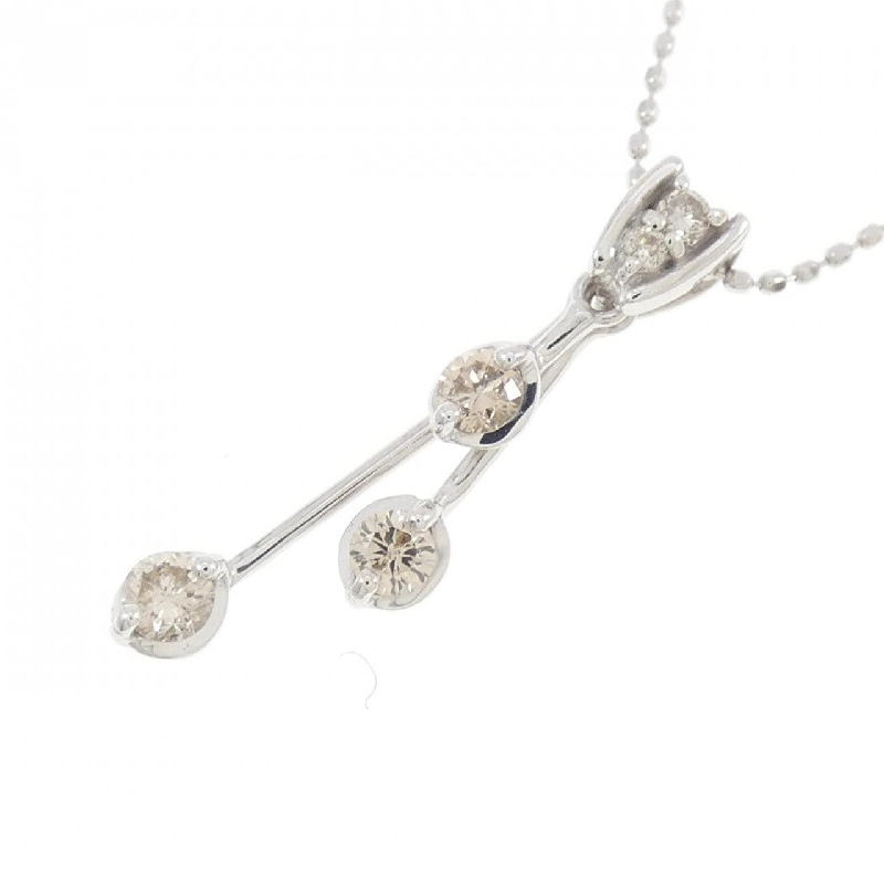 K18WG Dây chuyền kim cương 0.30CT - Hàng hiệu Chính hãng 857320