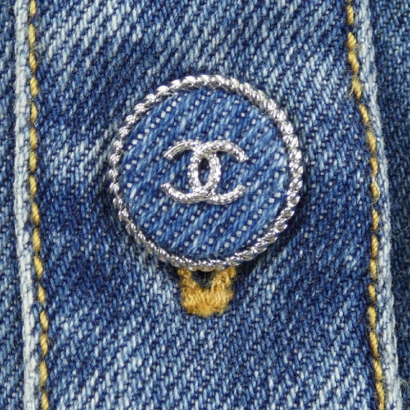 CHANEL P78108V70196 24B Áo khoác denim - Hàng hiệu Authentic 820333