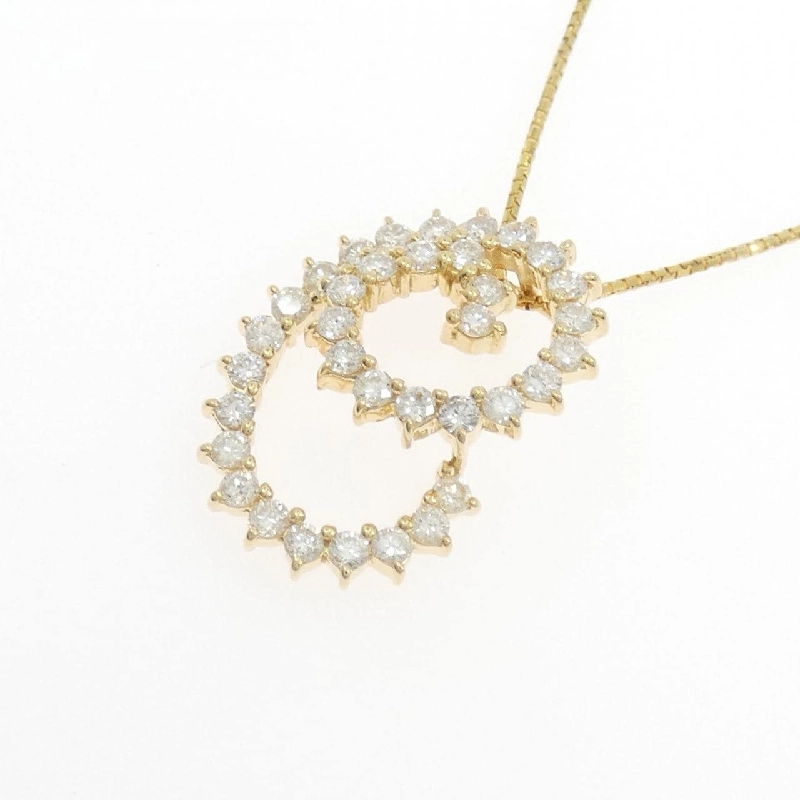 Dây chuyền kim cương K18YG 1.08CT - Hàng hiệu Chính hãng 859996