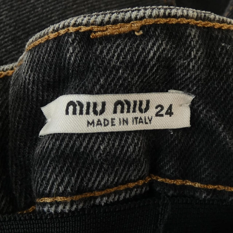 MIU MIU MIU MIU Logo GWP329 XFU Jeans 650046
