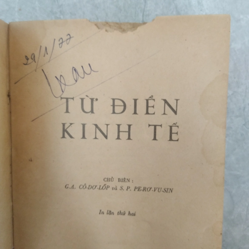 Từ Điển Kinh Tế 526008