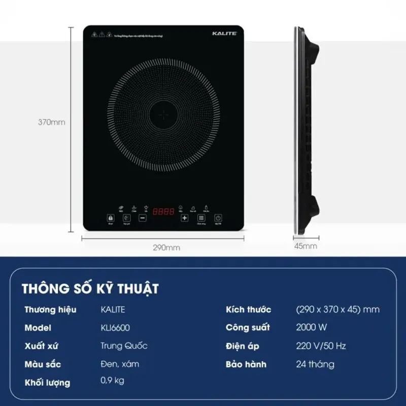 Bếp từ đơn – Thiết kế gọn nhẹ, phù hợp mọi không gian! 730718