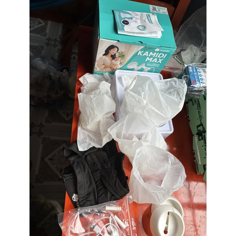 Máy Hút Sữa Điện Đôi Kamidi Max-Phễu Hút Silicon-Hút Kiệt-tặng áo hút sữa. Bảo hành 2 năm 711894