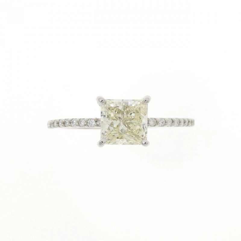 Nhẫn kim cương PT900 1.000CT VLY VS2 cắt hình đặc biệt - Hàng hiệu Authentic 874200