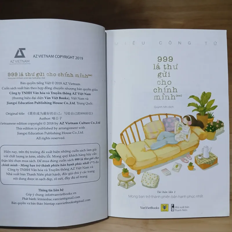 999 Lá Thư Gửi Cho Chính Mình (Tập 1, 2) - Miêu Công Tử 1009525