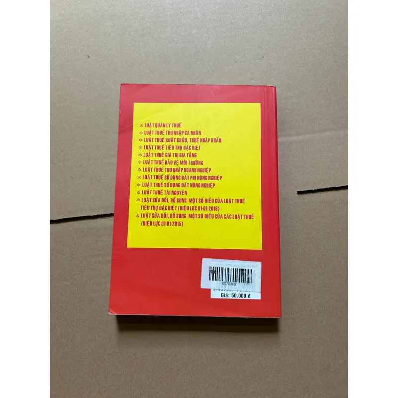 Hệ thống văn bản pháp luật thuế (rời vài trang) 608170