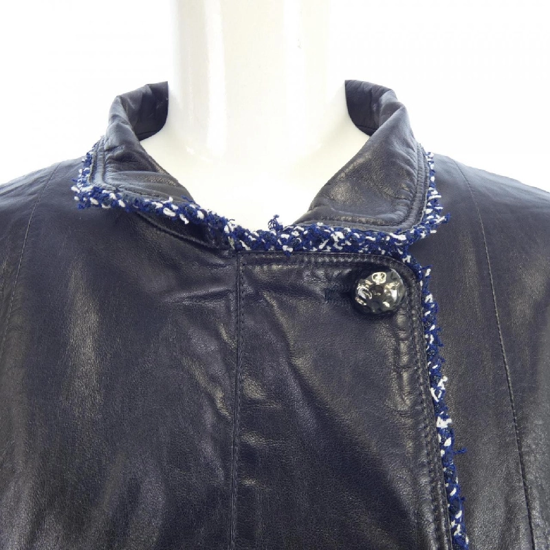 【Khuyến mãi】Áo khoác da CHANEL 641466