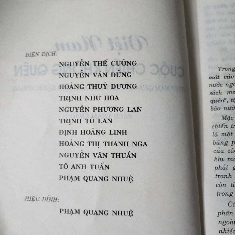 Việt Nam cuộc chiến không quên | Bộ ngoại giao. Sách dịch tư liệu nước ngoài 492955