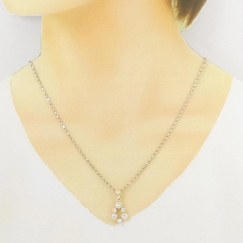 K18YG/750YG/750WG Dây chuyền kim cương 1.03CT - Hàng hiệu Chính hãng 861537