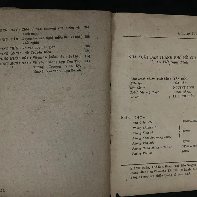 Nhìn lại tư tưởng văn nghệ thời Mỹ Nguỵ- Giáo sư Lê Đình Kỵ 1023307