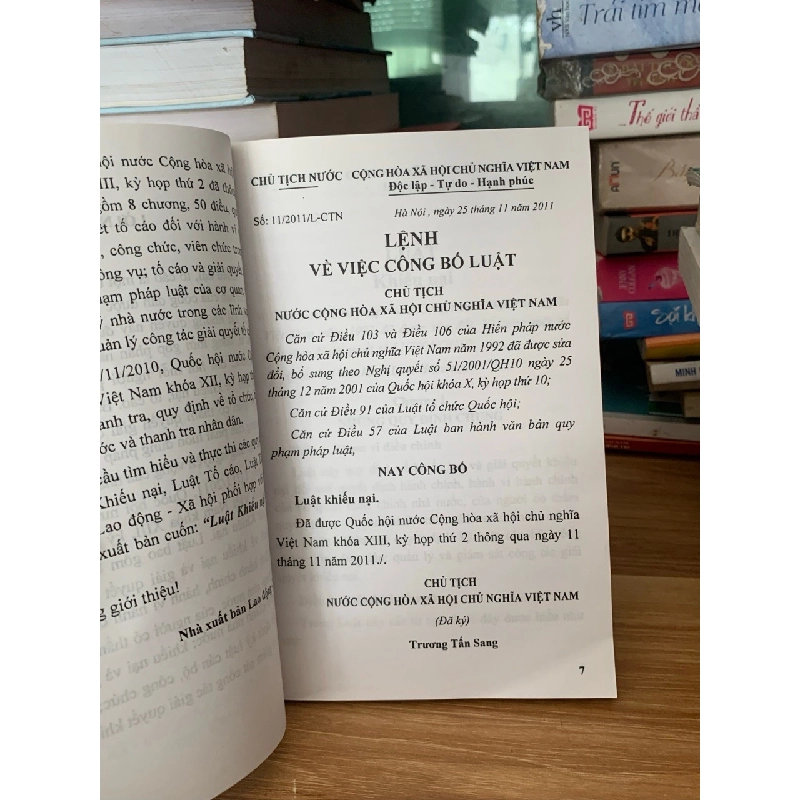 Luật khiếu nại tố cáo thanh tra -NXB Lao Động- Xã Hội 728861