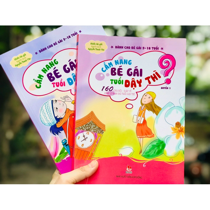 Sách giáo dục giới tính - Cẩm nang bé gái tuổi dậy thì (2 tập) 536243