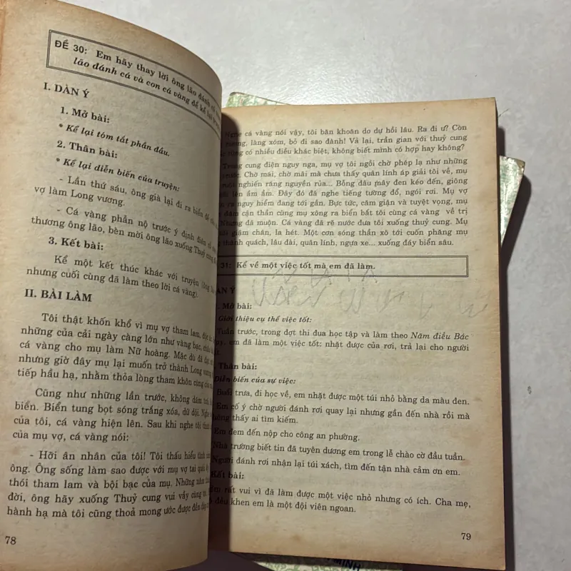 Những bài làm văn mẫu Lớp 6 (2 tập) 791985