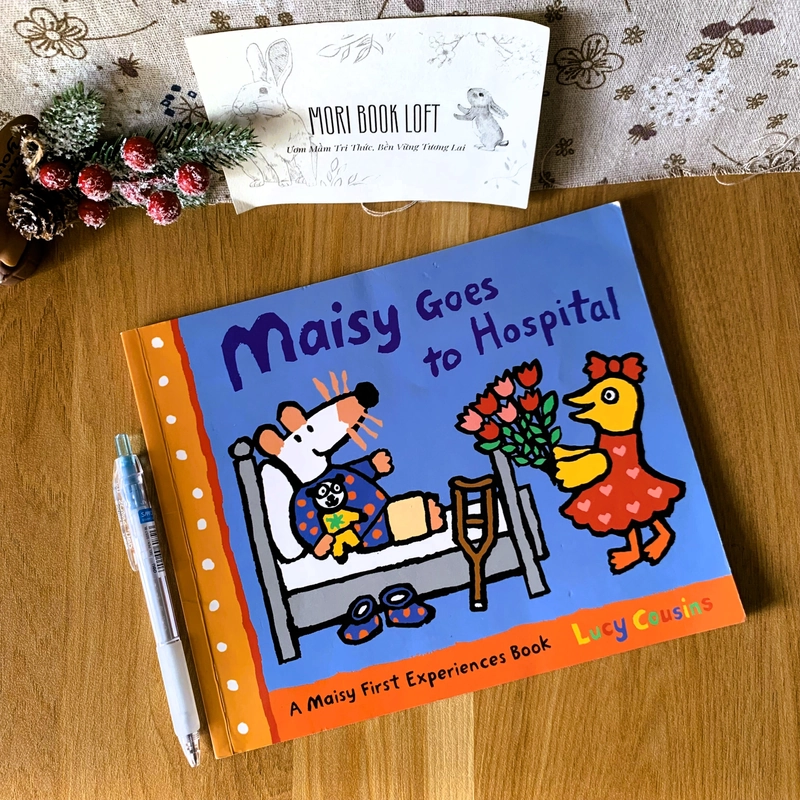 Sách tranh tiếng anh Maisy Goes to Hospital, Used, Picture Book For Kids 459551