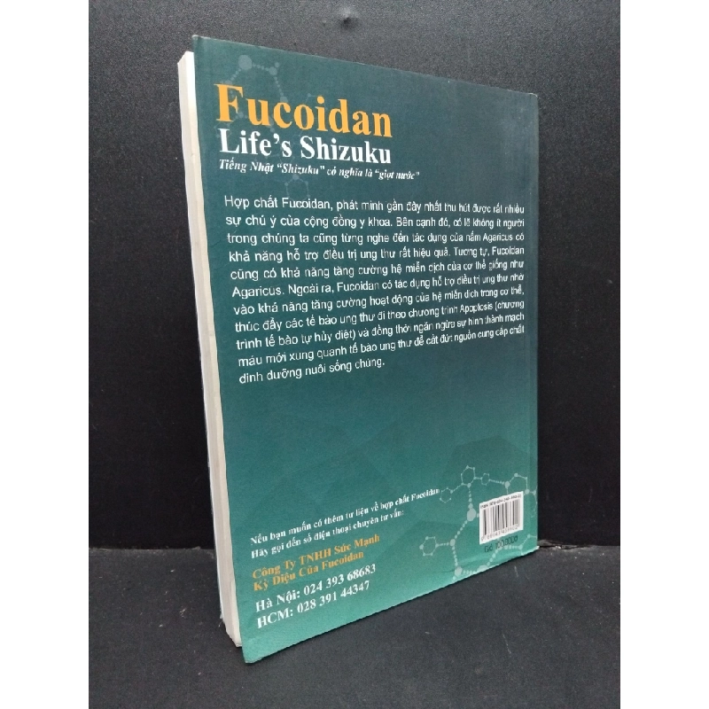 Hợp chất Fucoidan mang lại sức khỏe và hy vọng Tiến sĩ Y học Daisuke Tachikawa mới 90% bẩn bìa, ố nhẹ, tróc bìa 2022 HCM.ASB3010 318976