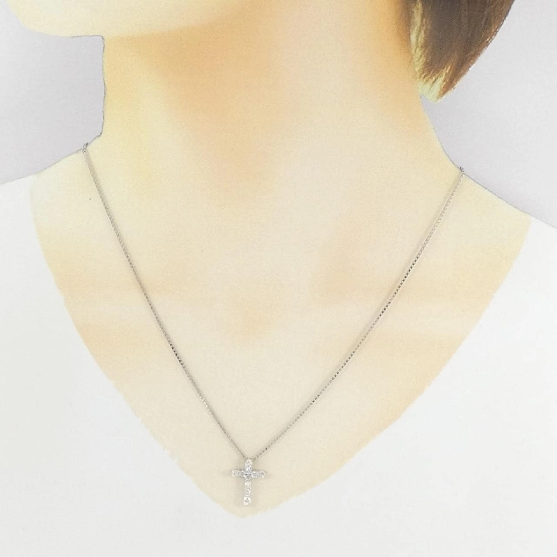 Dây chuyền kim cương PT900/PT850 0.50CT - Hàng hiệu Chính hãng 860322