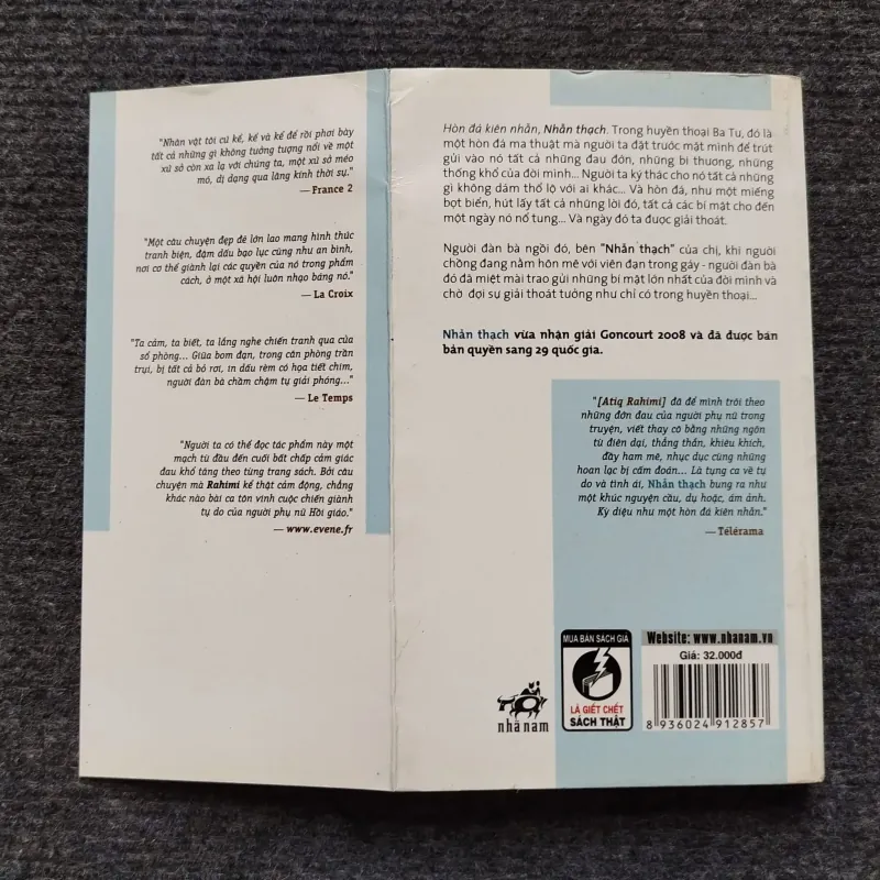 Nhẫn thạch- Atiq Rahimi (Prix Goncourt năm 2008) 1025552