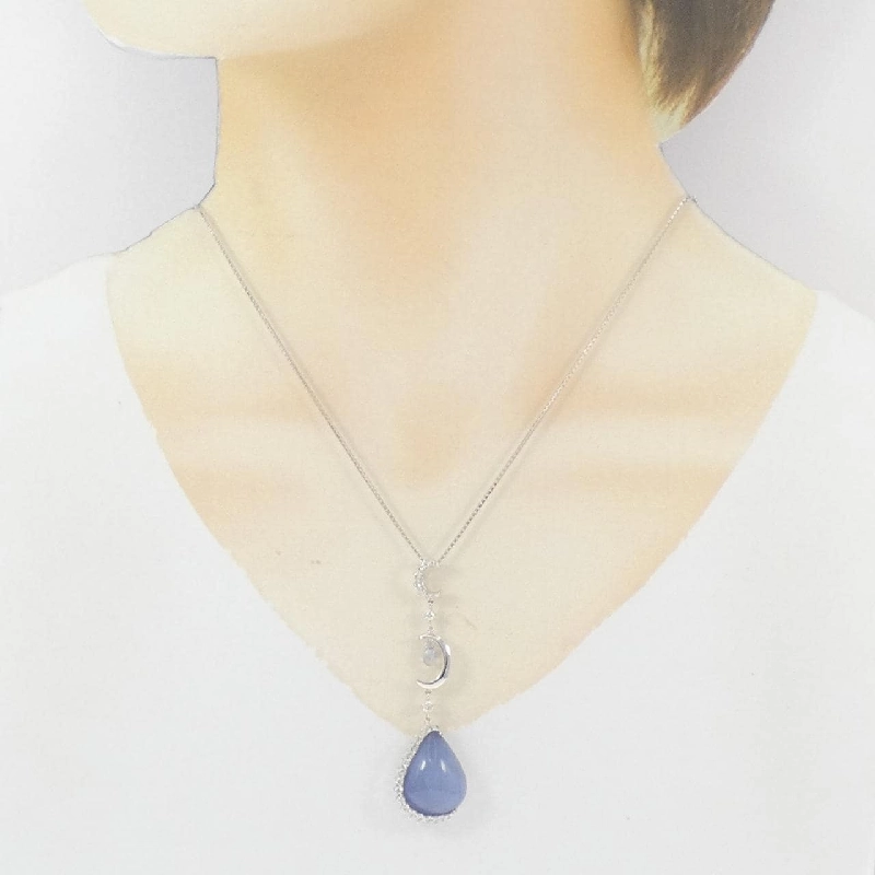 18KWG/K18WG Đá màu Dây chuyền - Hàng hiệu Authentic 856999