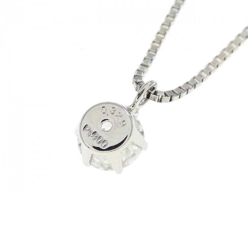 Dây chuyền kim cương Solitaire PT900/PT850 0.329CT G SI2 3EXT - Hàng hiệu Chính hãng 871955