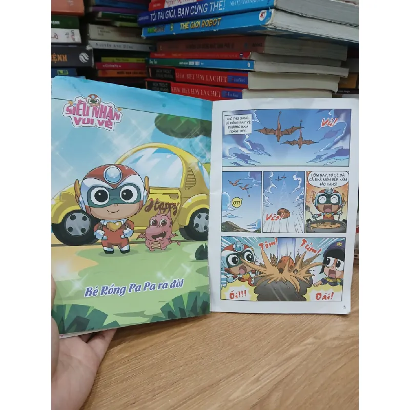 Siêu nhân vui vẻ: Bé rồng PaPa 4- NXB Mỹ Thuật 601844