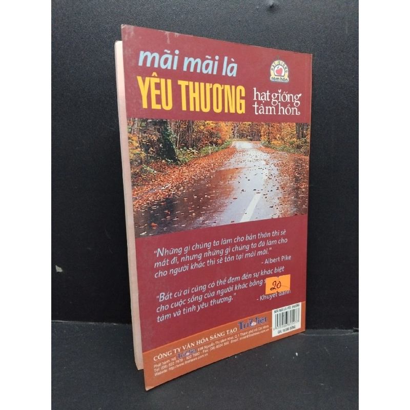 Hạt giống tâm hồn Mãi mãi là yêu thương mới 90% bẩn bìa, ố nhẹ 2006 HCM2110 Nhiều tác giả VĂN HỌC 917620