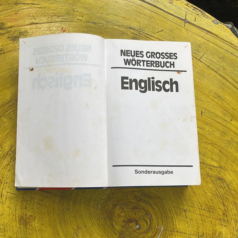 NEUES GROSSES WORTERBUCH ENGLISH- ENGLISCH - DEUTSCH DEUTSCH - ENGLISCH 697924