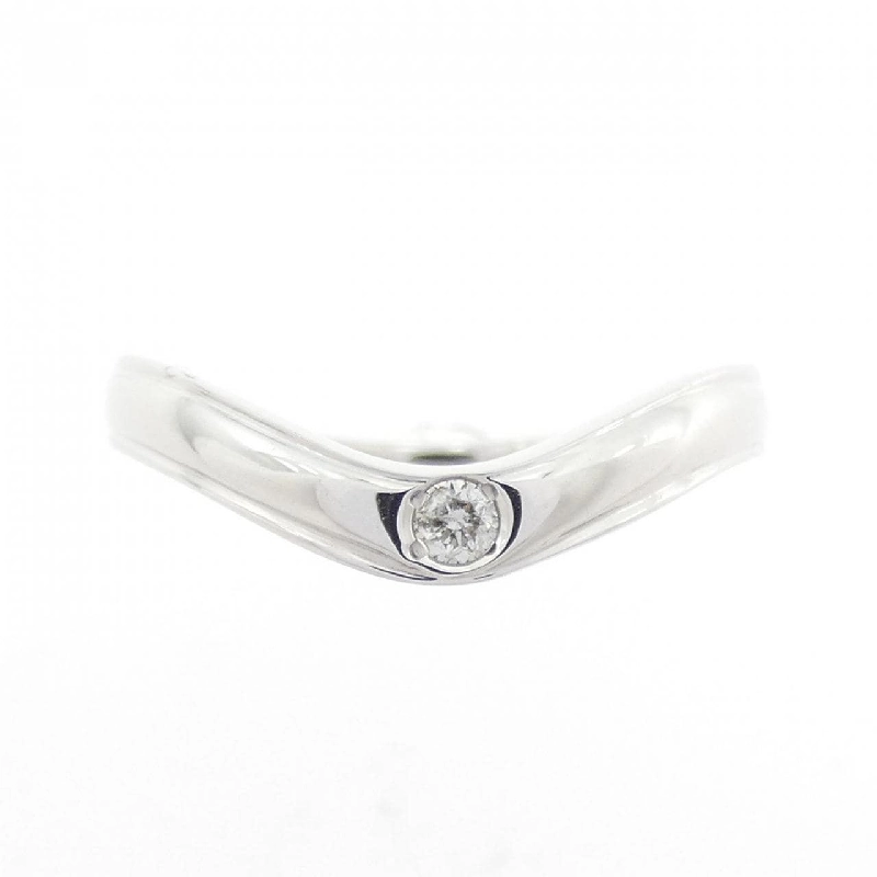 Nhẫn kim cương Solitaire K18WG 0.03CT 668597