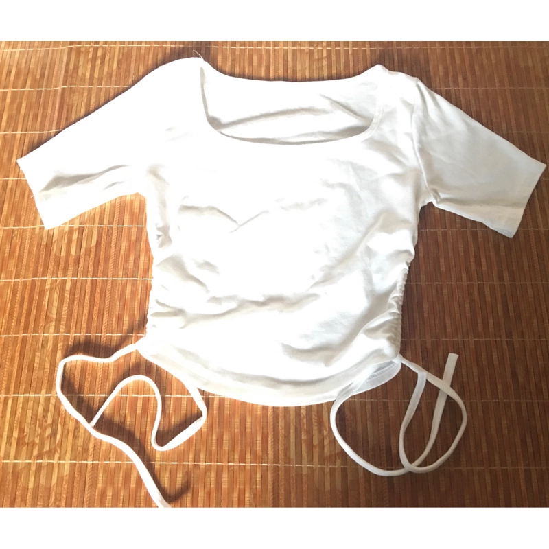 Áo babytee thắt eo hở vai nữ 543683