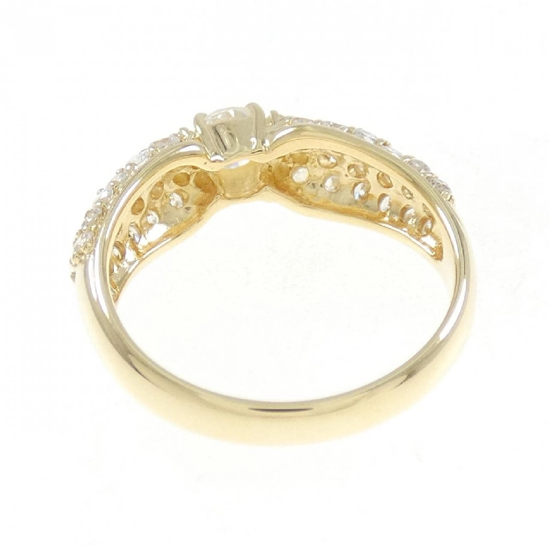 Nhẫn kim cương K18YG 0.33CT 672649