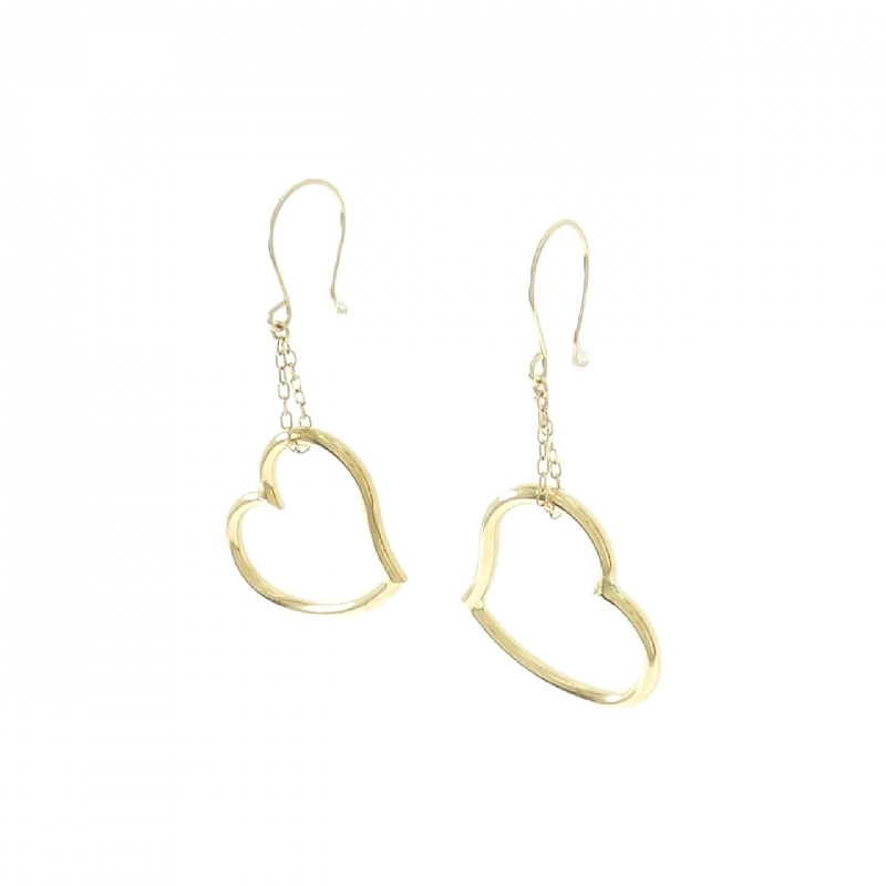 K18YG Bông tai hình trái tim - Hàng hiệu Chính hãng 870501