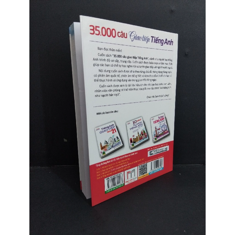 35000 câu giao tiếp tiếng Anh Trần Mạnh Tường mới 90% bẩn nhẹ 2022 HCM1511 918218