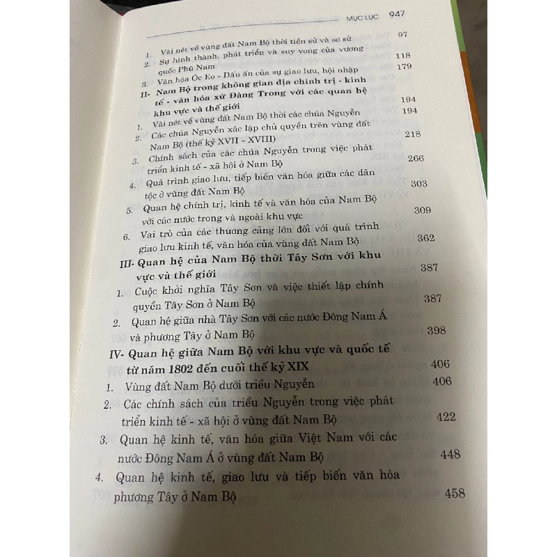 Nam Bộ tiến trình hội nhập khu vực và quốc tế (bìa cứng)- sách mới 98% 787511