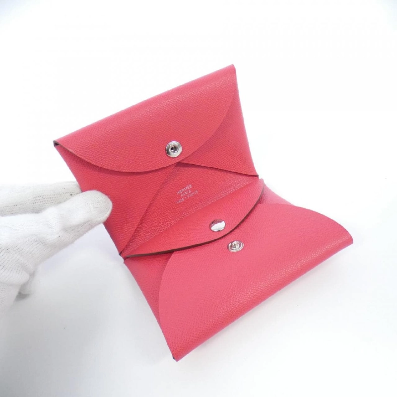 【Sản phẩm chưa sử dụng】Ví tiền Hermes Calvi Duo 085119CK 622547