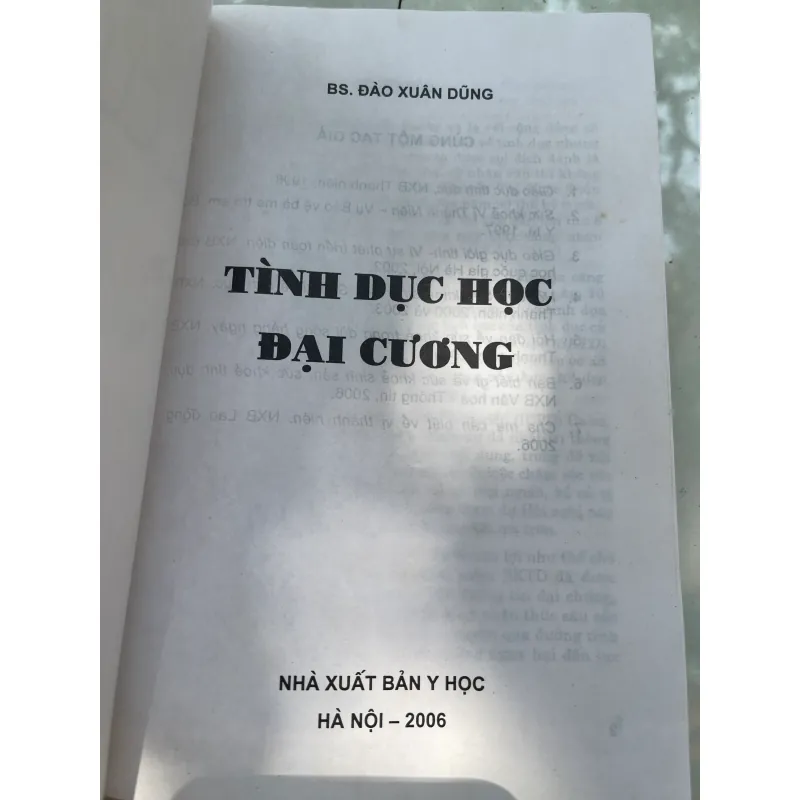 TÌNH DỤC HỌC ĐẠI CƯƠNG - ĐÀO XUÂN DŨNG  1034749