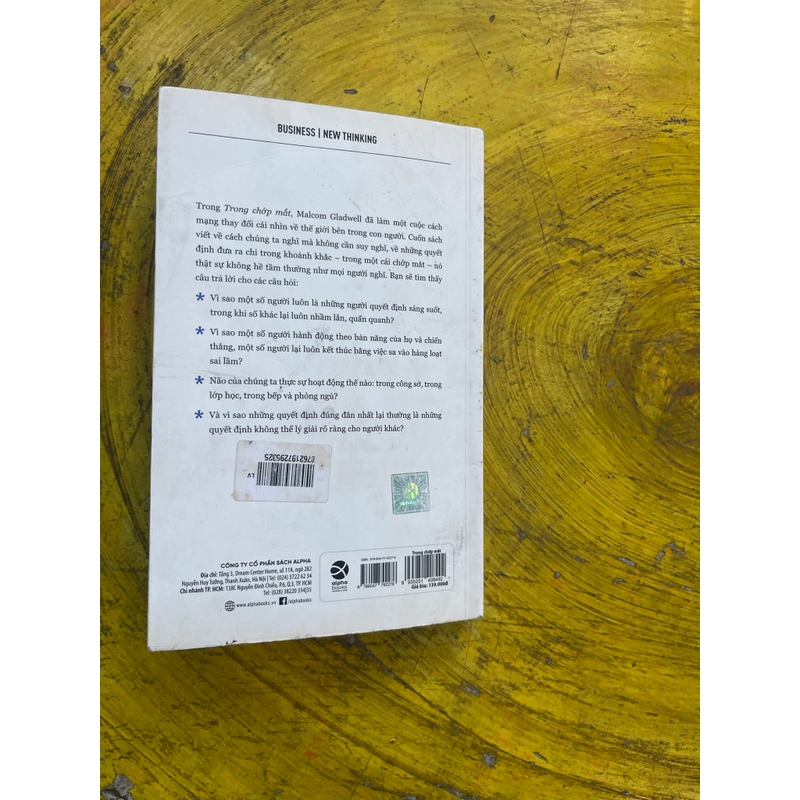 TRONG CHỚP MẮT BLINK- MALCOLM GLADWELL 548518