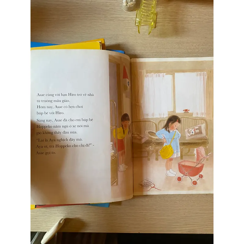 Sách Ehon: Em gái bị ốm  - Yoriko Tsutsui mới 80% 1059018