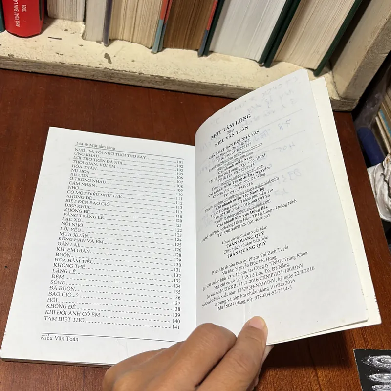 II Thơ: Một Tấm Lòng - Kiều Văn Toàn - 2016 722512