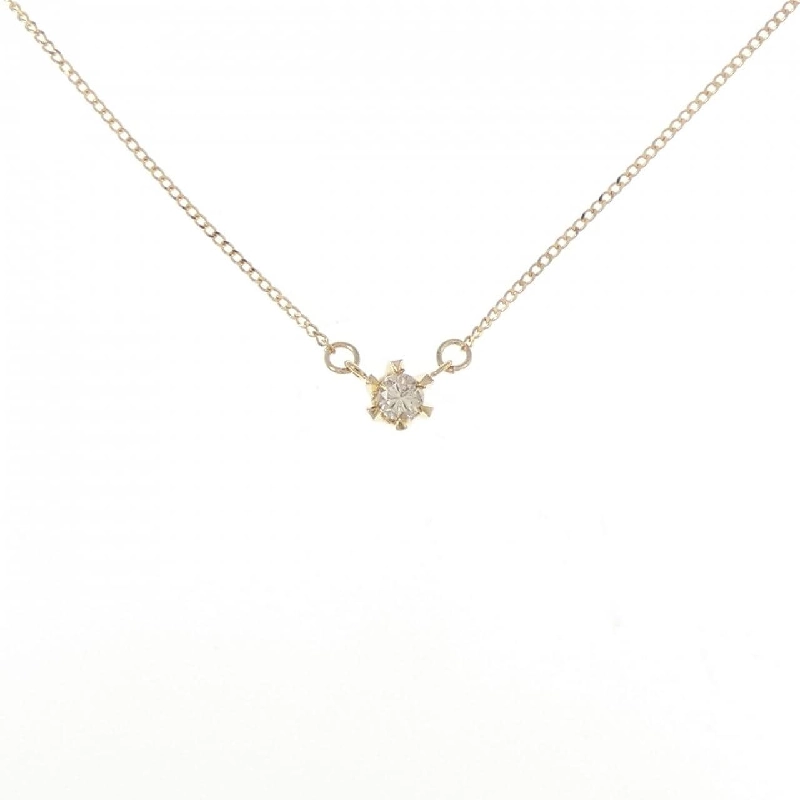 K18YG Dây chuyền kim cương 0.10CT - Hàng hiệu Chính hãng 864013