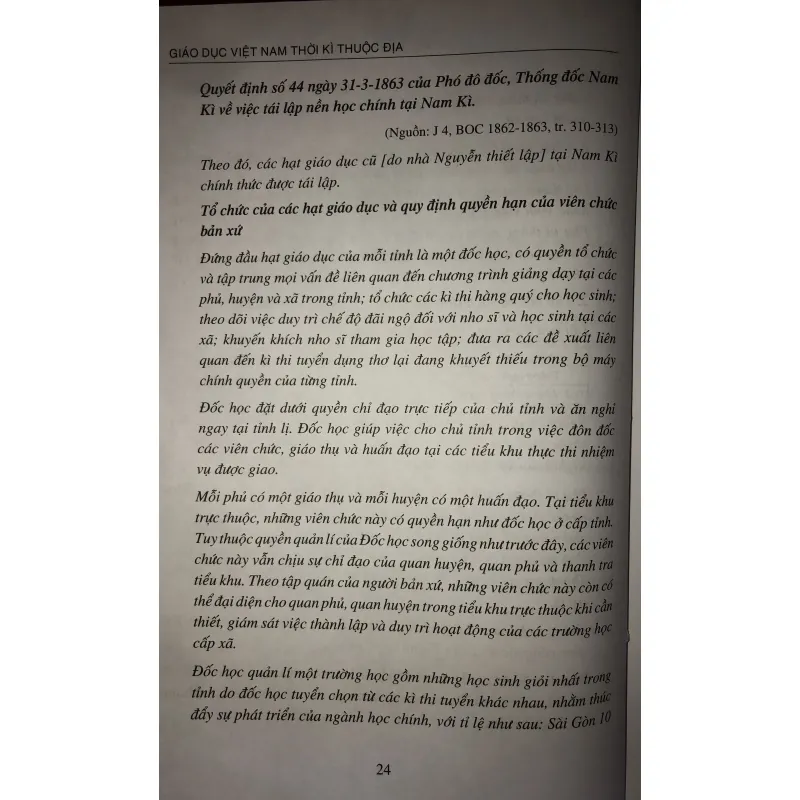 Giáo dục Việt Nam thời kỳ thuộc địa  751396