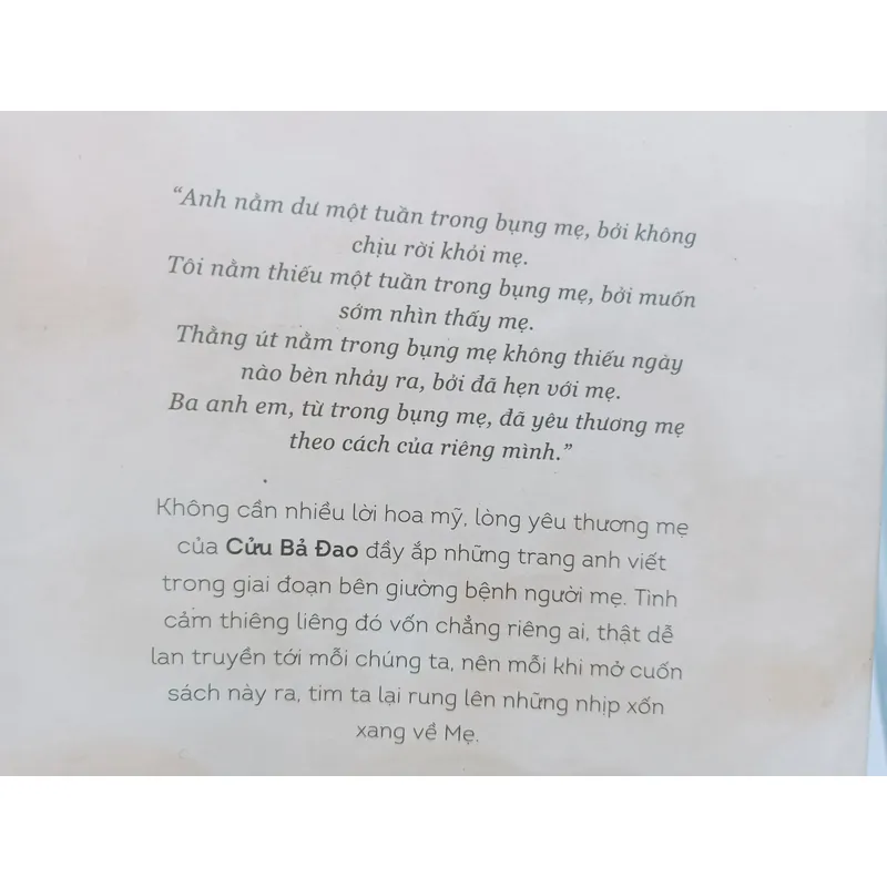 Mẹ Thơm Một Cái - Cửu Bá Đao 721650