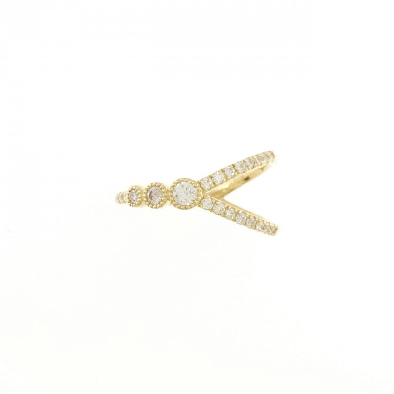 【Sản phẩm mới】Nhẫn kim cương K18YG 0.22CT 669446