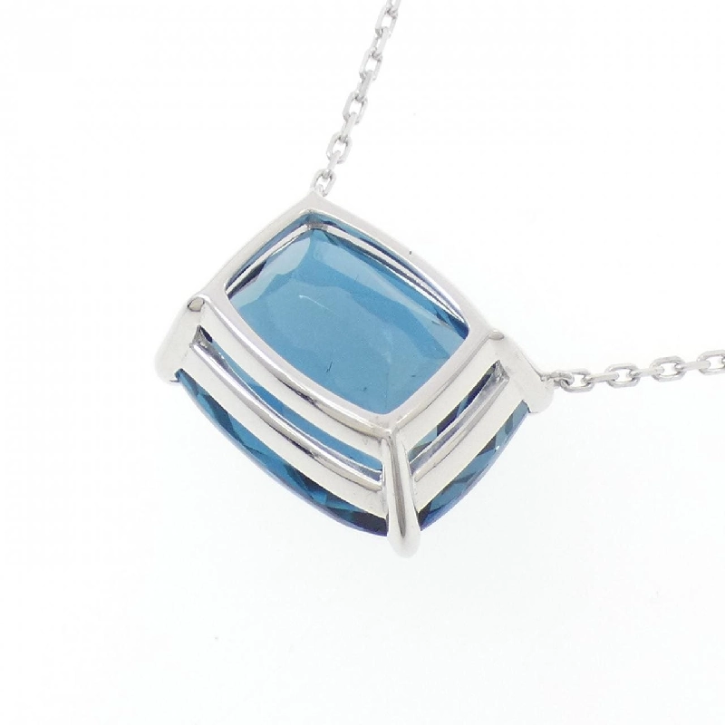 K18WG Blue Topaz Necklace - Hàng hiệu Authentic 847165