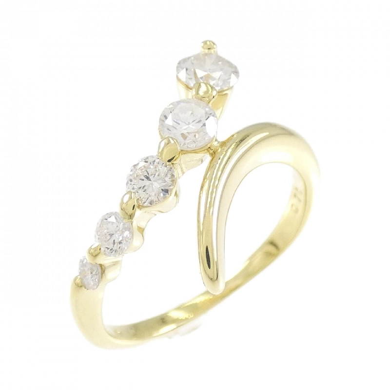 Nhẫn kim cương K18YG 0.70CT 670725