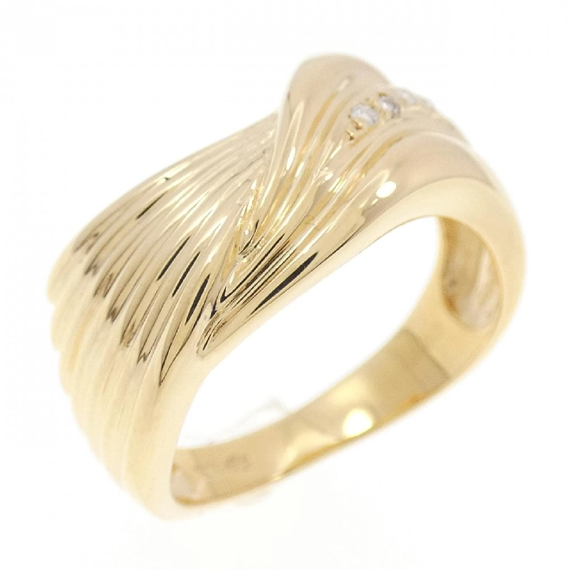 Nhẫn kim cương K18YG 0.02CT 668376