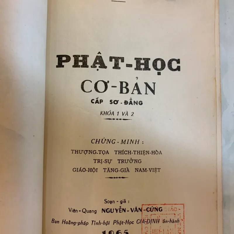 PHẬT HỌC CƠ BẢN - Nguyễn Văn Cứng (soạn giả) 256496