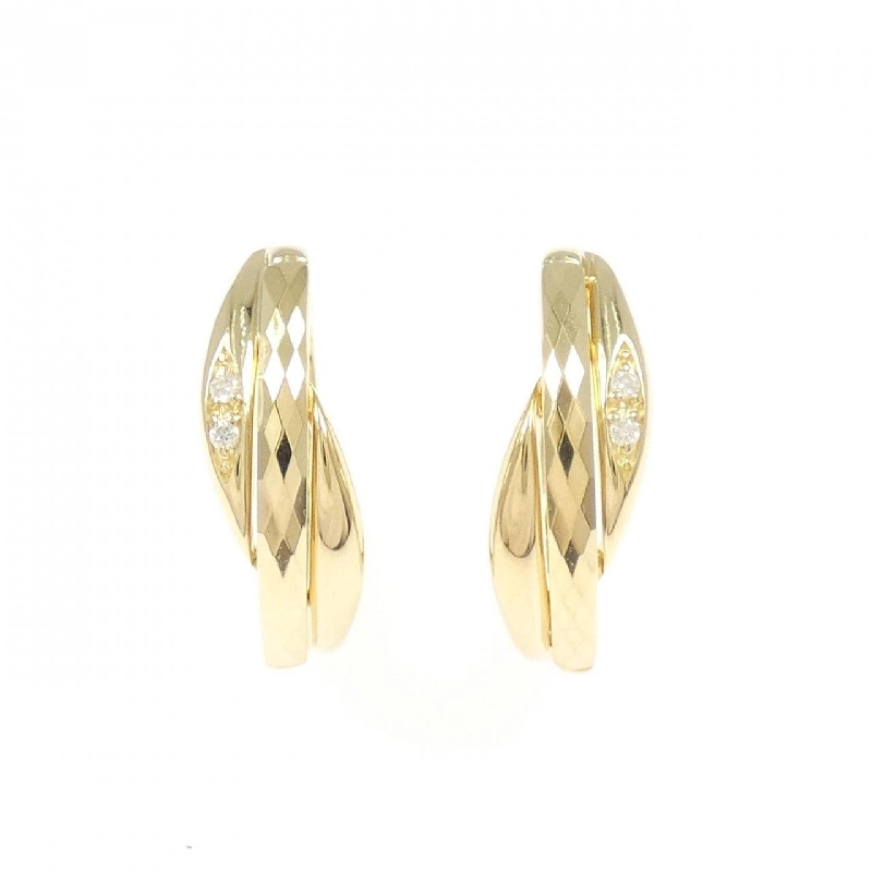 K18YG Bông tai kim cương - Hàng hiệu Authentic 867240