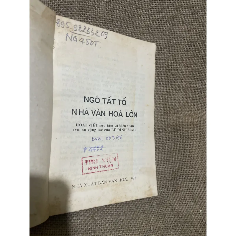 Ngô Tất Tố - nhà văn hóa lớn - HOÀI VIỆT sưu tâm & biên soạn  977649