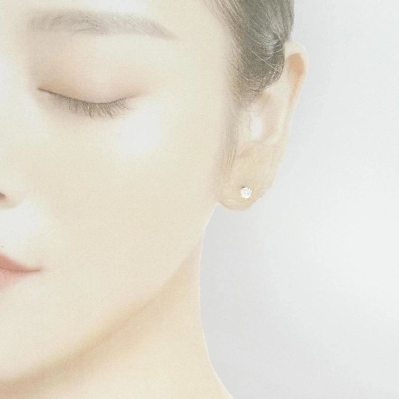 Bông tai kim cương K18YG 0.307CT 0.304CT F SI1 Tốt - Hàng hiệu Chính hãng 875396