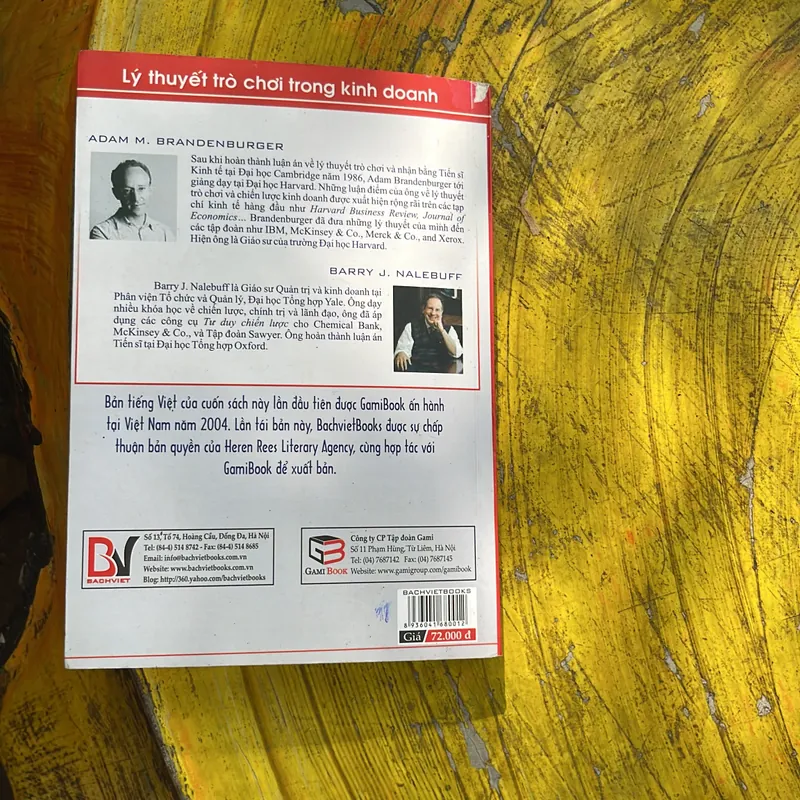 LÝ THUYẾT TRÒ CHƠI TRONG KINH DOANH- ADAM M.BRANDENBURGER &BARRY J.NALEBUFF 673745