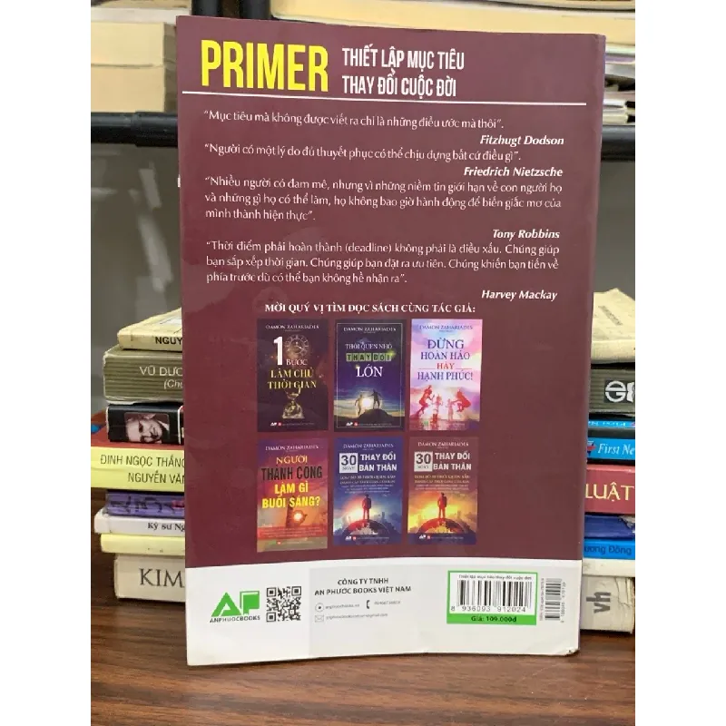 P.R.I.M.E.R – Thiết lập mục tiêu thay đổi cuộc đời – Damon Zahariades 588574